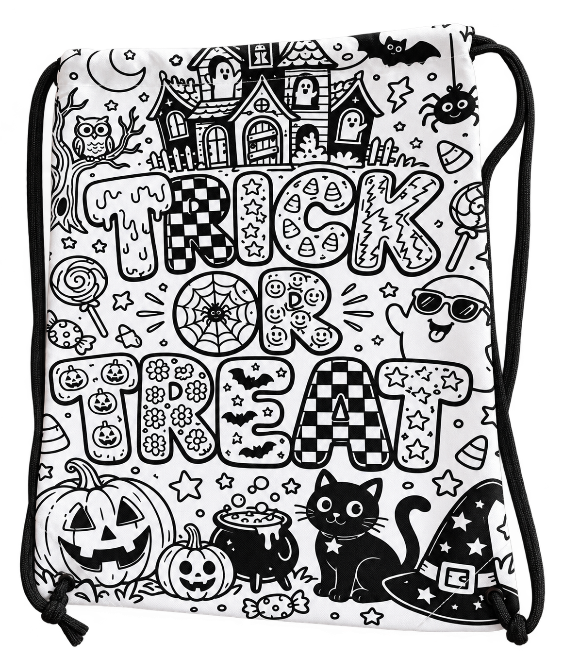 Color Your Own Trick-or-Treat Bag